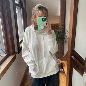 buffalo david bitton cream hoodie